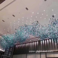 New product Modern design customized decoration crystal project big hotel lobby chandelier